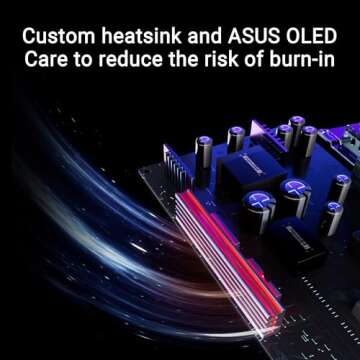 ASUS ROG Strix 27” 1440P OLED Gaming Monitor (XG27AQDMG) - QHD, Glossy OLED, 240Hz, 0.03ms, Custom Heatsink, Anti-Flicker,Uniform Brightness, G-SYNC Compatible, 99% DCI-P3, DisplayWidget,