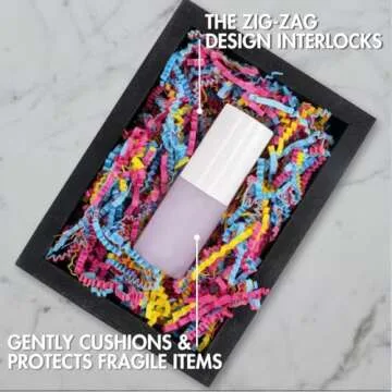 Fiesta Blend Crinkle Cut Paper Shred Filler for Gifts