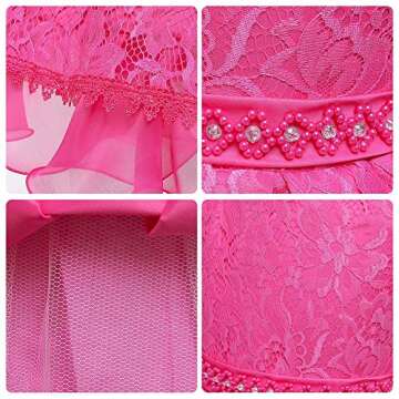 Flower Princess Dress for Girls - Formal & Elegant Style