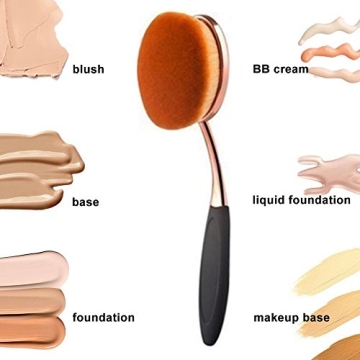 Yoseng Oval Foundation Brush for Flawless Makeup Application