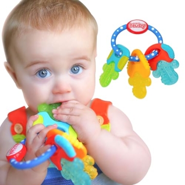 Nuby Ice Gel Teether Keys for Soothing Teething Relief
