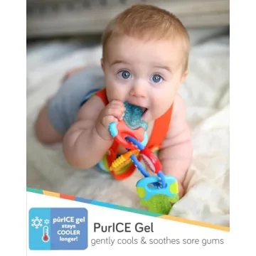 Nuby Ice Gel Teether Keys for Soothing Teething Relief