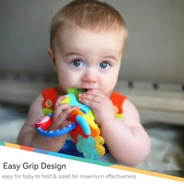 Nuby Ice Gel Teether Keys for Soothing Teething Relief