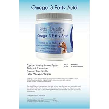 Pets Destiny Omega-3 Chews for Large Dogs and Cats