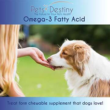 Pets Destiny Omega-3 Chews for Large Dogs and Cats