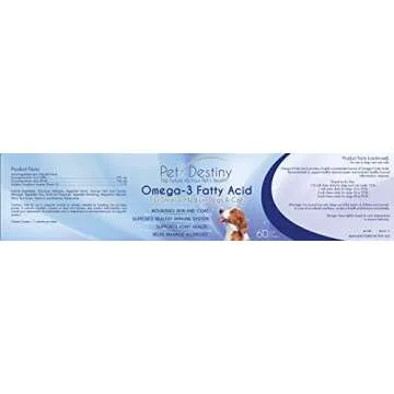 Pets Destiny Omega-3 Chews for Large Dogs and Cats