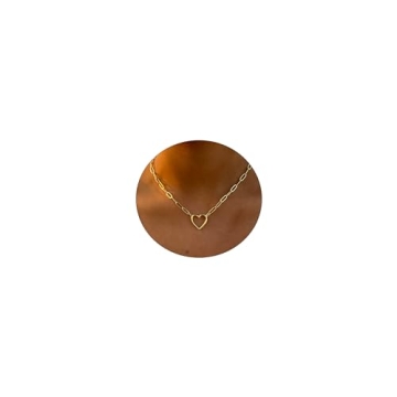 Dainty Gold Heart Necklace for Women | ASCOMY 14K Necklaces