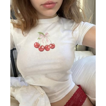 Cute Kawaii Y2K Baby Tee for Stylish Summer Looks