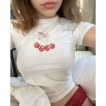 Cute Kawaii Y2K Baby Tee for Stylish Summer Looks