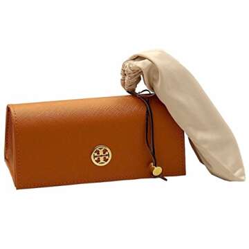 Tory Burch TY 6076-328213 Shiny Silver/Black Strip w/Smoke Gradient 56mm