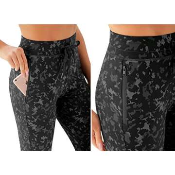 VOEONS Yoga Pants for Women High Waisted Tummy Control Spandex Exercise Athletic Leggings with Pockets