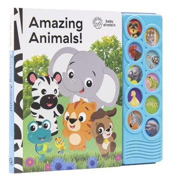 Baby Einstein Amazing Animals 10-Button Sound Book