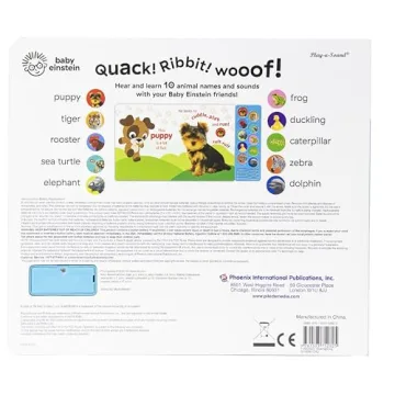 Baby Einstein Amazing Animals 10-Button Sound Book