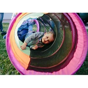 Pacific Play Tents 20407 Kids Peek-A-Boo I See You 6' Crawl Tunnel - Multicolor