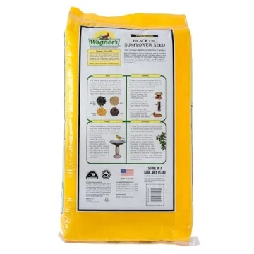 Wagner's Black Oil Sunflower Wild Bird Food 25 lb Bag