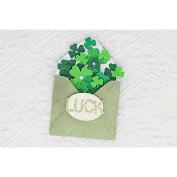 Bira Craft 1.5 inch Shamrock 1 Shape Lever Action Craft Punch, St. Patrick’s Day Punch, for Paper Crafting Scrapbooking Cards Arts