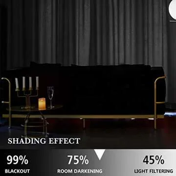 SNITIE Brown 108 in Long Velvet Curtains with Back Tab and Rod Pocket Thermal Insulated Soft Privacy Light Filtering Velvet Drapes for Bedroom and Living Room, Set of 2 Panels, 52 x 108 Inches Long