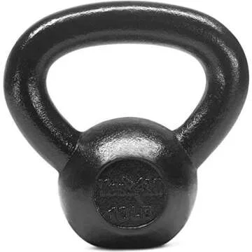 Yes4All Kettlebells Set 10 15 lbs Weight Cast Iron for Dumbbell Weights Exercises, Gym, Fitness, Full Body Workout Equipment Push up, Grip and Strength Training