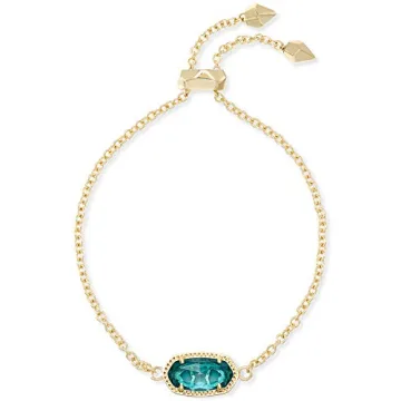Kendra Scott Elaina Link Chain Bracelet – Elegant Women’s Jewelry, Adjustable Fit with London Bl...