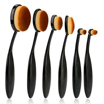 UNIMEIX 6 Pack Blending Brushes for Crafting Artists