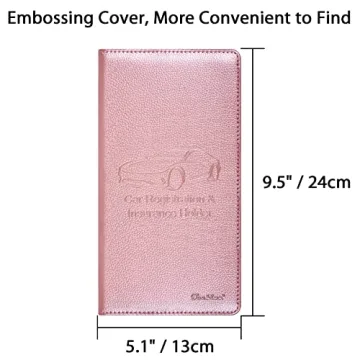 Techion Car Insurance Holder - Elegant Glove Box Organizer