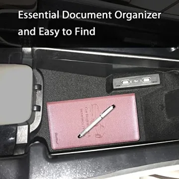 Techion Car Insurance Holder - Elegant Glove Box Organizer