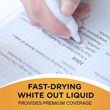 BIC Wite-Out Correction Pen Fast Easy Clean 8 ML