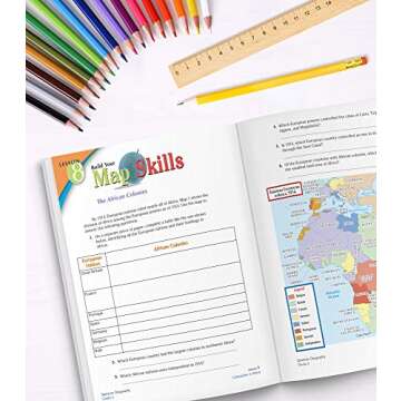 Spectrum Grade 6 Geography Workbook for Engaging Learning