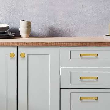 CABDM 10 Pack 3 Inch Kitchen Cabinet Handles Antique Brass Cabinet Pulls Drawer Pulls Kitchen Cabinet Hardware Kitchen Handles for Cabinets Cupboard Handles Drawer Handles