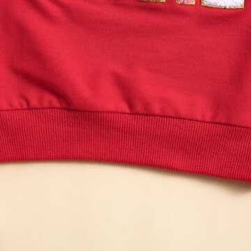 Socutebabe Toddler Girl Valentines Outfit Kiss Me Shirts Crewneck Sweatshirt Pullover Tops Infant Baby Spring Clothes