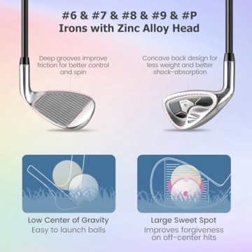 GYMAX Women's Golf Club Set - 12 Piece Right Hand Set