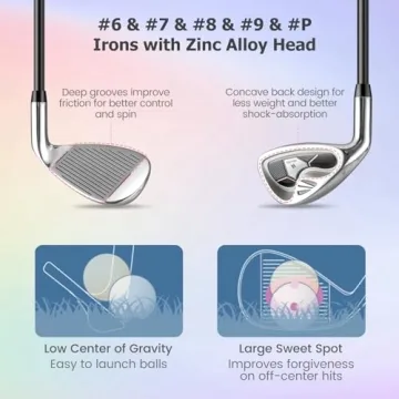 GYMAX Women's Golf Club Set - 12 Piece Right Hand Set