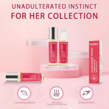 Halonly Roll-On Pheromone Perfume for Women Travel Perfume