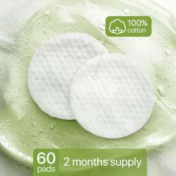 REMEDIAL PAX Glycolic Acid Resurfacing Pads 30% for Face and Body - Exfoliating Facial Peel-Vitamins B5 C E, Green Tea - Glycolic Acid Face Wash – 60 Pre-Moistened Cotton Pads for Cleansing, Peeling