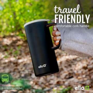 Ello Campy Travel Mug – Leak-Proof & Insulated 18oz