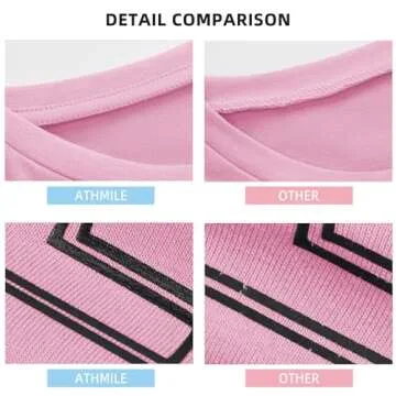 ATHMILE Oversized Women's Summer Tee Casual Blouse