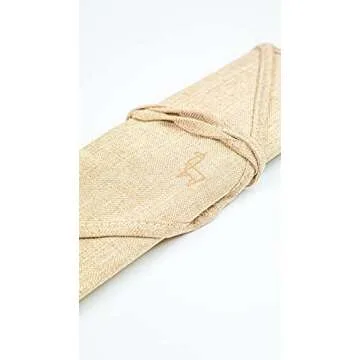 Etchr Gouache Brush Set - Set of 8 Gouache - Vegan-Friendly Paint Brush Set - Travel Brushes with Linen Roll-Up Pouch