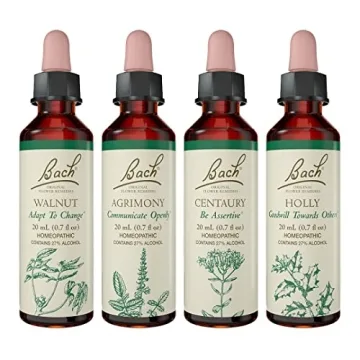 Bach Original Flower Remedies 4-Pack: Emotional Healing Essentials