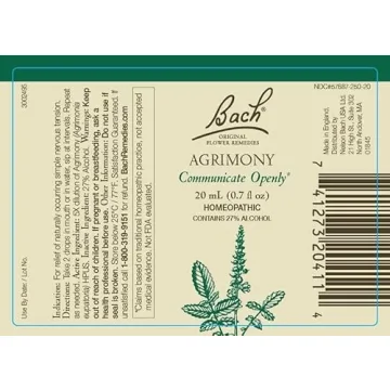 Bach Flower Remedies 4-Pack for Emotional Wellbeing