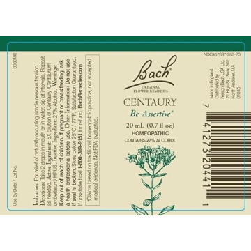 Bach Flower Remedies 4-Pack for Emotional Wellbeing