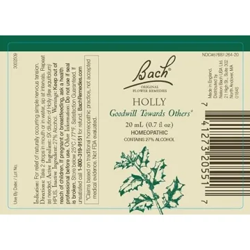 Bach Flower Remedies 4-Pack for Emotional Wellbeing