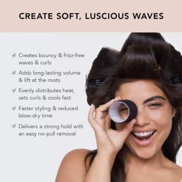 Kitsch Ceramic Thermal Rollers for Volume & Curls All Hair Lengths