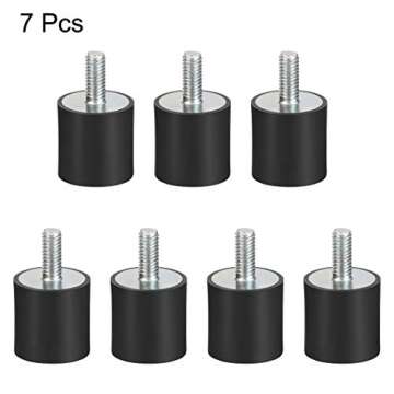 uxcell M4 Thread Rubber Mounts for Vibration Isolation
