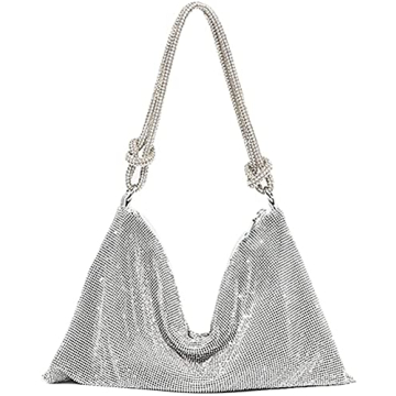 Chic Rhinestone Hobo Bag for Women Stylish Evening Accessory