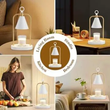 CASTLELIFE Candle Warmer Lamp - Timed Electric Melter