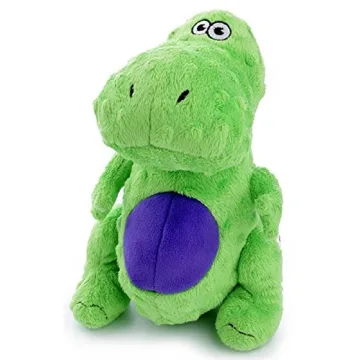goDog Dinos T-Rex Plush Dog Toy - Durable and Fun