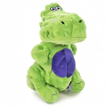 goDog Dinos T-Rex Plush Dog Toy - Durable and Fun