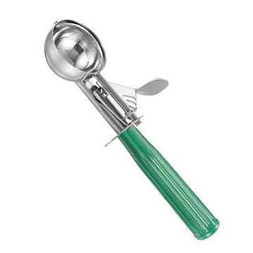 Ice Cream Scoop with Trigger, Large Size Cookie Scoop Stainless Steel Ice Cream Scooper for Kids & Families (Large Size - 5.2Tbsp)