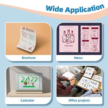 Uinkit 11x17 100 Sheets Photo Paper Glossy Inkjet 48lb Single Side Print Poster Playbill Obituary Papers for Funerals Bulletin Gallery Show Photographic 11 x 17 Copy Printing A3 Value Packed