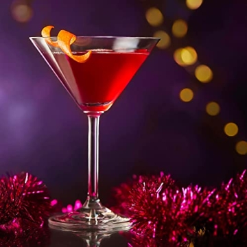 Elegant Set of 6 Martini Glasses for All Occasions